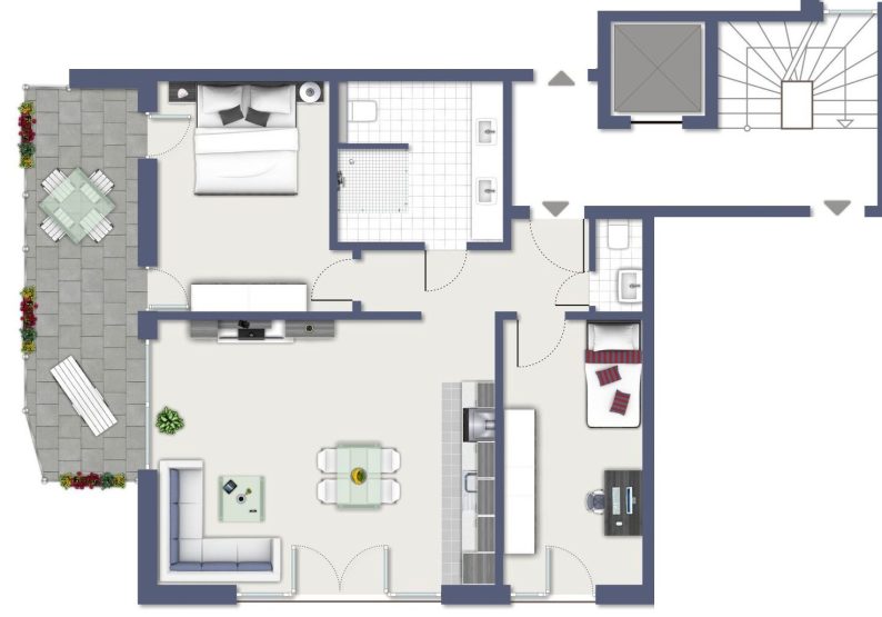 Wohnungsgrundriss