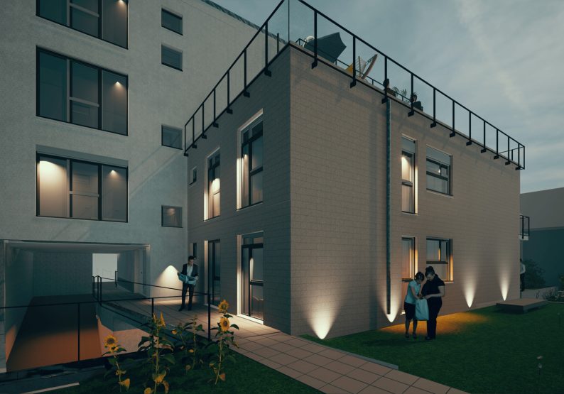 Neubau Rückansicht